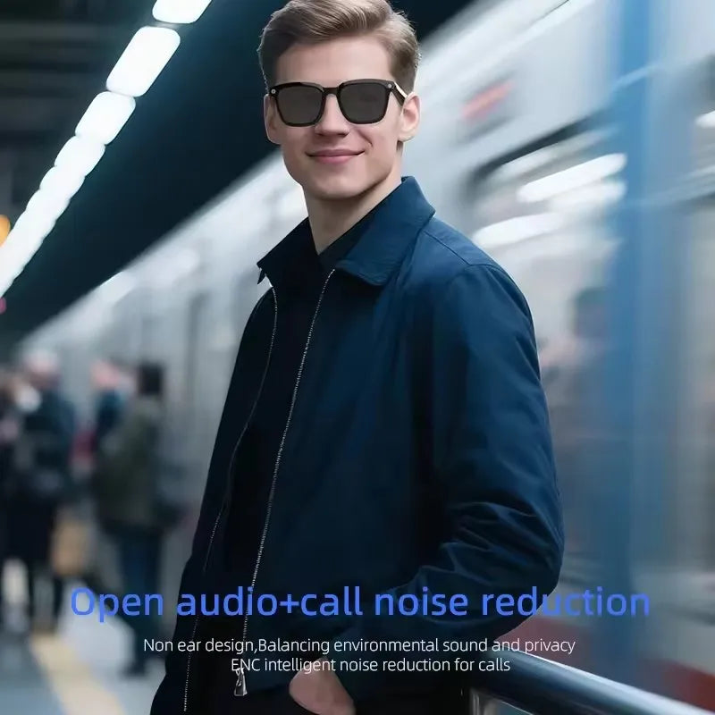 Nexa AI Smart Glasses with Camera & Bluetooth Audio