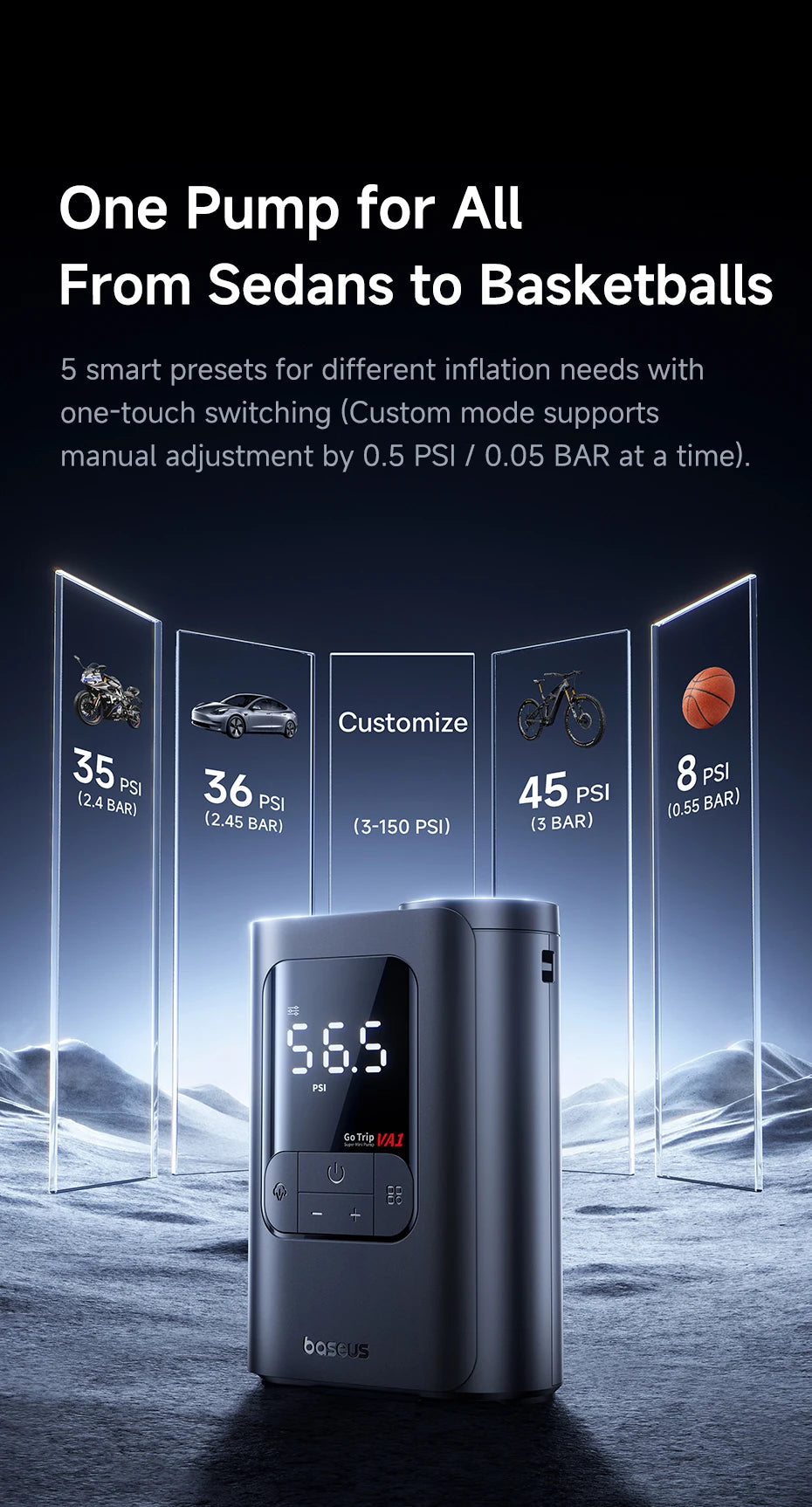 Nexa™ AirGuardian Max | Wireless Smart Tire Inflator