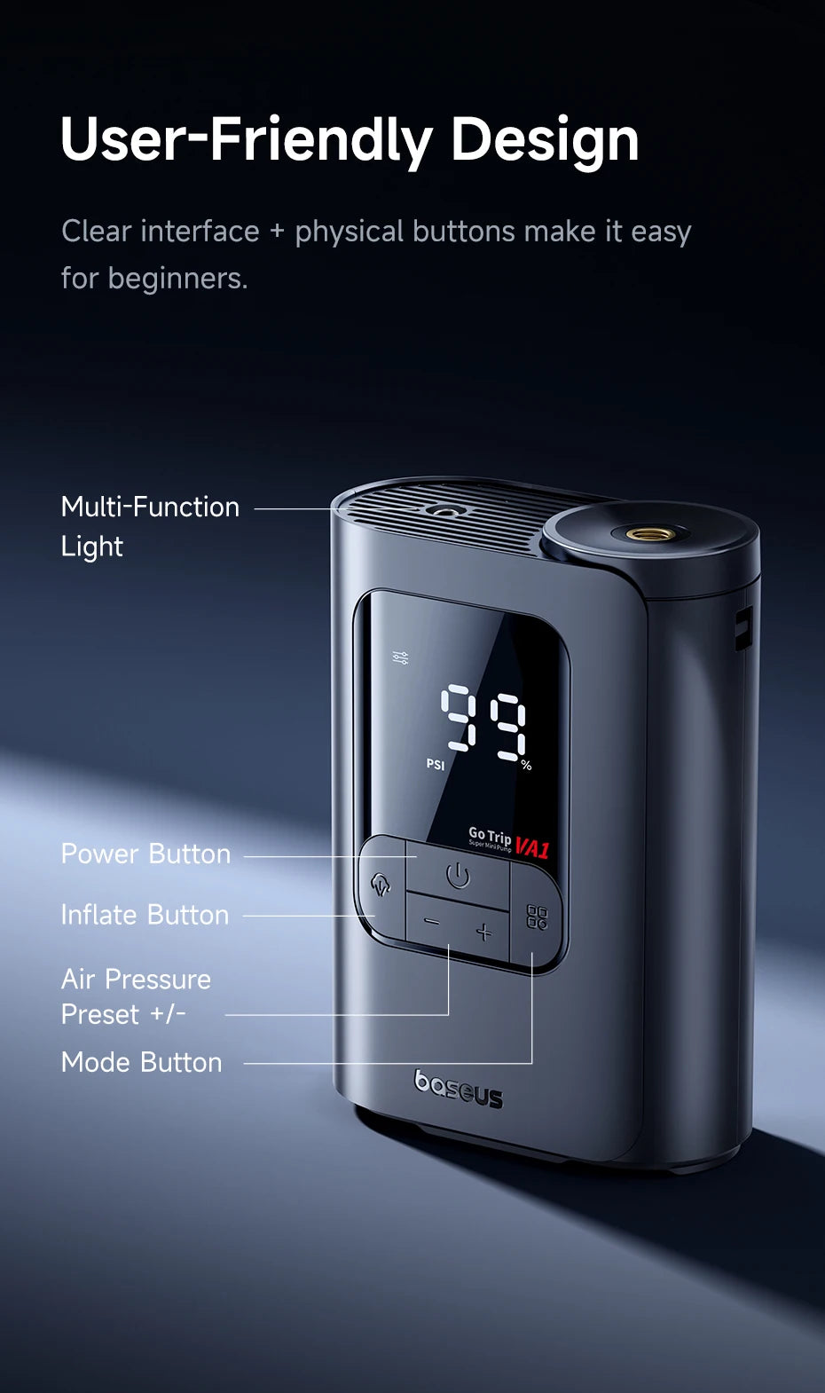 Nexa™ AirGuardian Max | Wireless Smart Tire Inflator