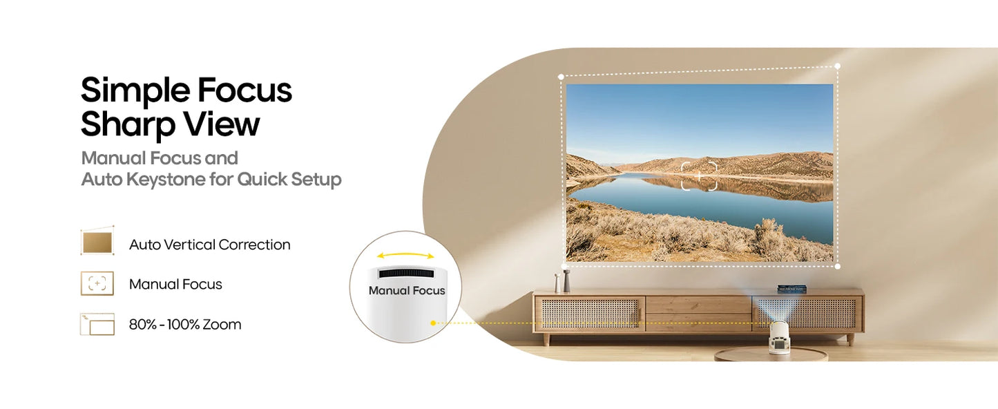 NexaVision™ Smart Mini Projector
