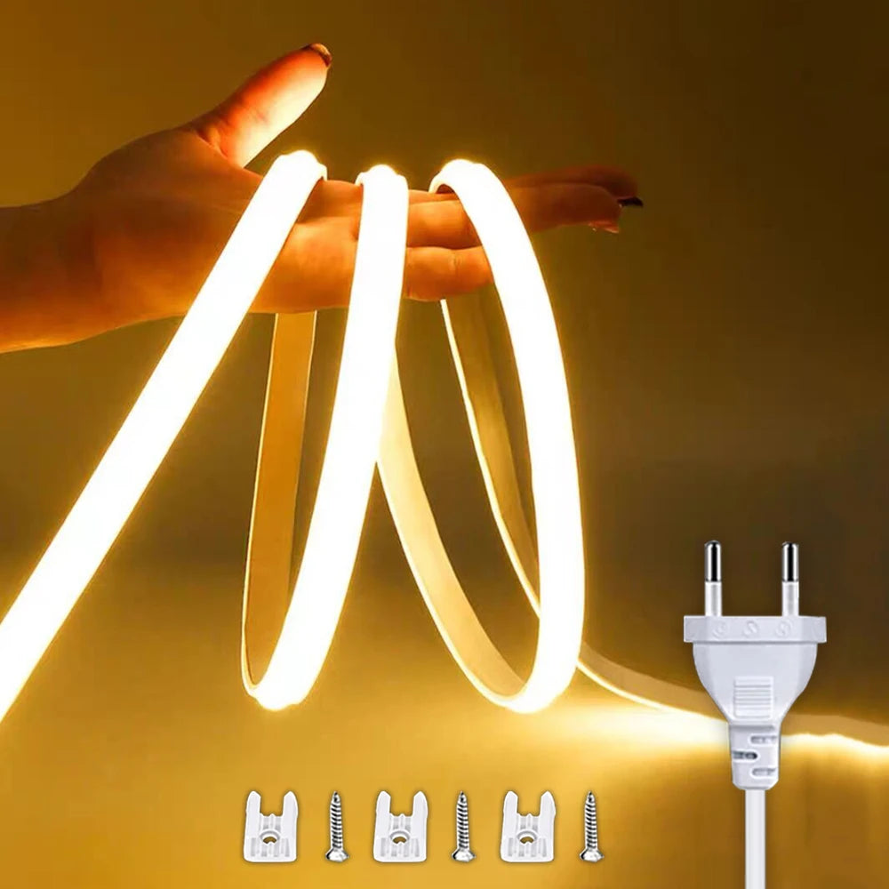 Nexa 220V COB LED Strip Light with Switch