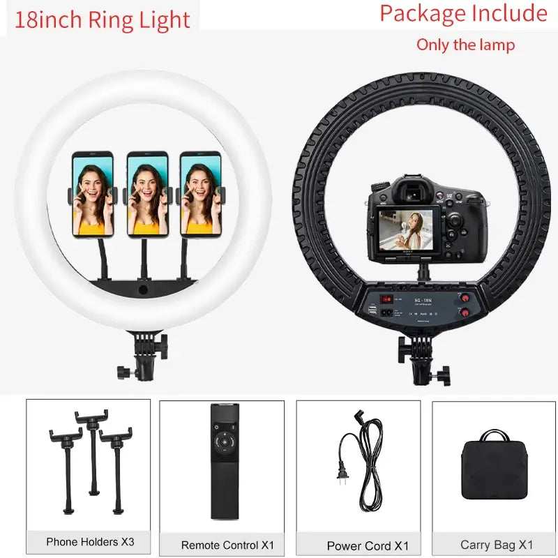 NexaGlow™ Professional LED Ring Light Kit