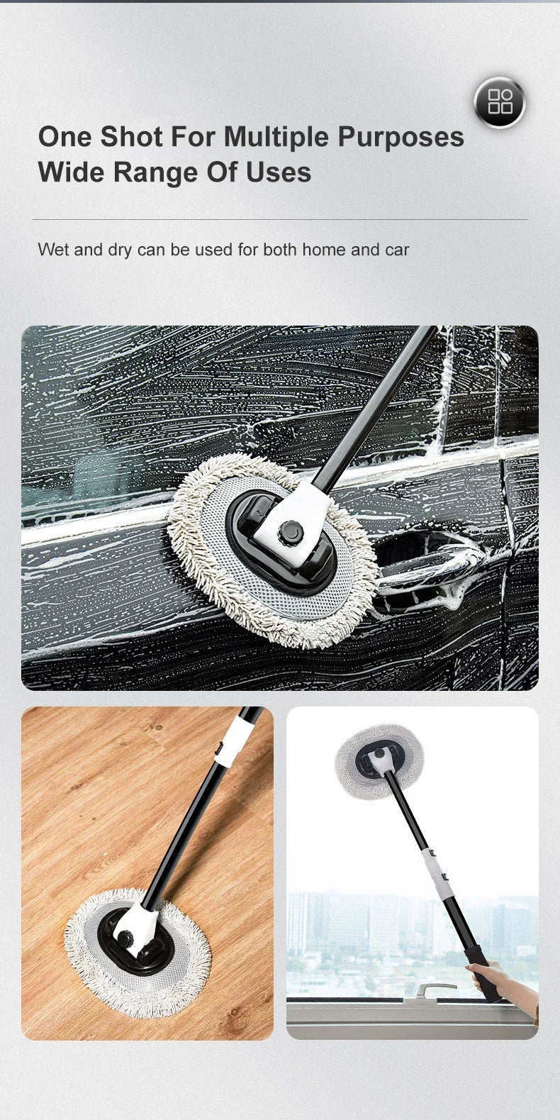 NexaShine Extendable Car Wash Brush — product image 23