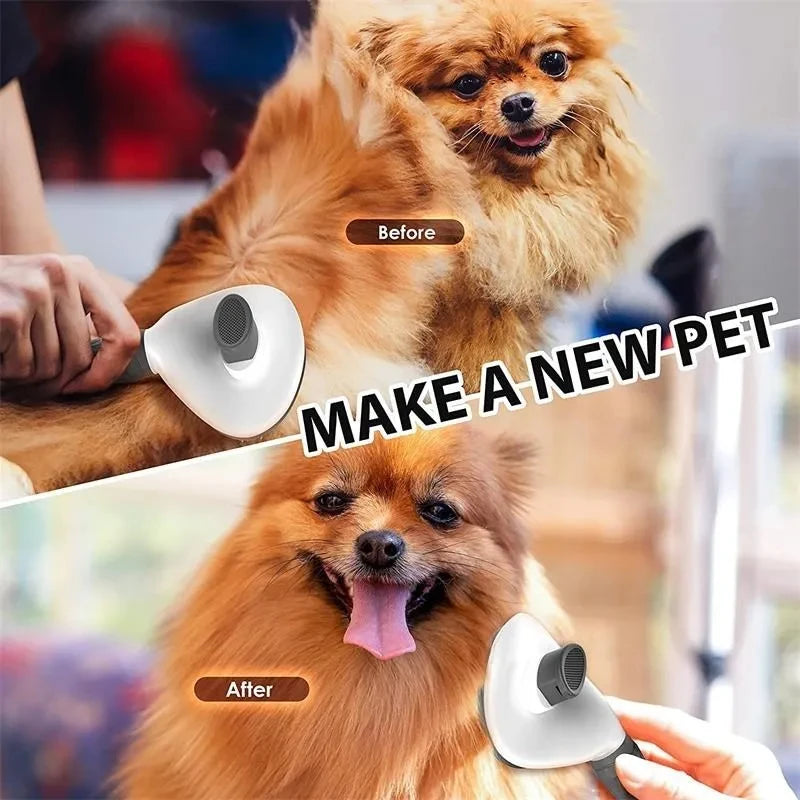 Nexa Self-Cleaning Pet Grooming Brush
