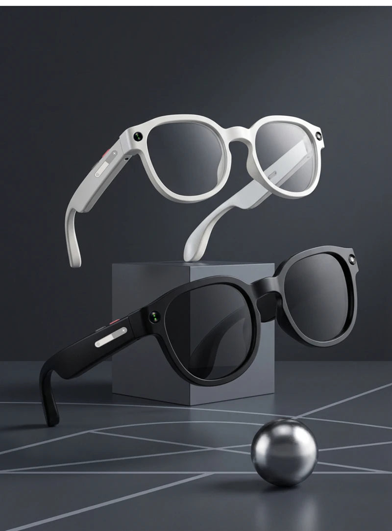 Nexa AI Smart Glasses with Camera & Bluetooth Audio