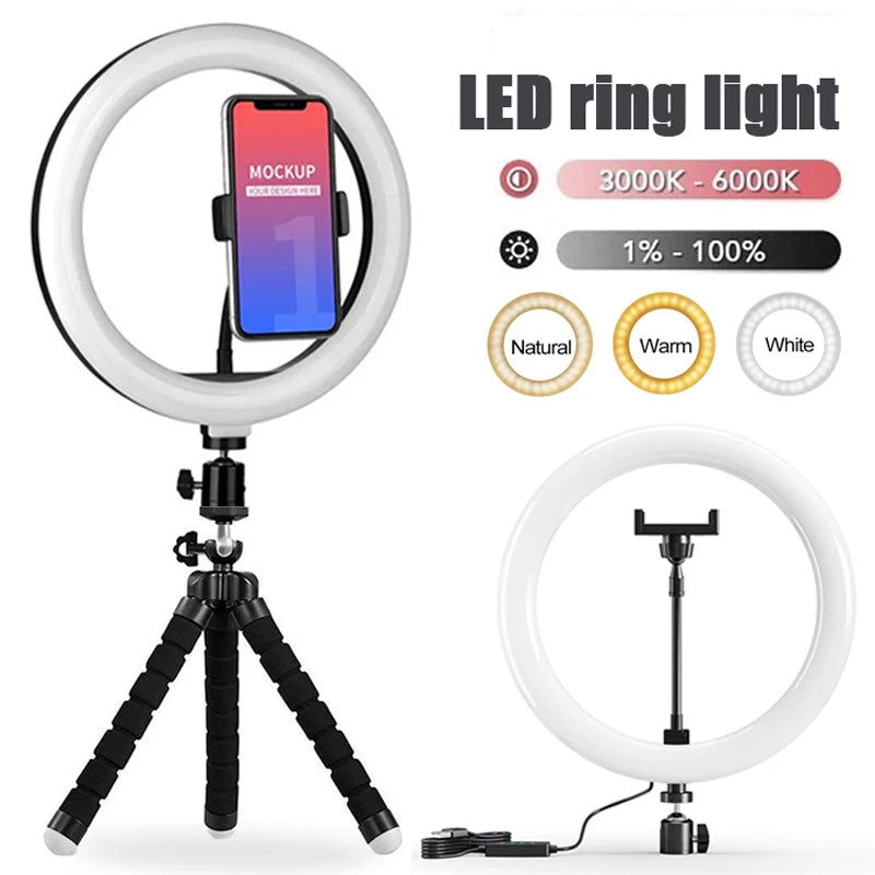 NexaGlow™ Professional LED Ring Light Kit